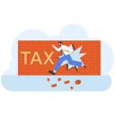پیش‌نمایش فایل businessman-breaking-tax-wall-for-freedom-11533967 از پک کسب و کار