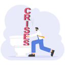 پیش‌نمایش فایل businessman-push-button-word-crises-down-toilet-11533982 از پک کسب و کار