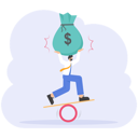 پیش‌نمایش فایل businessman-holding-money-bag-with-keeping-balance-11533998 از پک مالی کسب و کار