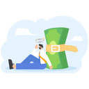 پیش‌نمایش فایل businessman-panic-when-tight-money-11533997 از پک مالی کسب و کار