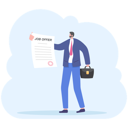 پیش‌نمایش فایل businessman-holding-job-offer-letter-11612061 از پک کسب و کار