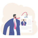 پیش‌نمایش فایل businessman-showing-id-badge-11612008 از پک کسب و کار