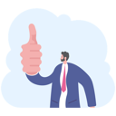 پیش‌نمایش فایل businessman-showing-thumbs-up-11612007 از پک کسب و کار