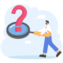 پیش‌نمایش فایل businessman-analyst-using-magnifying-glass-to-analyze-question-mark-sign-12080924 از پک مفهوم یادگیری الکترونیکی