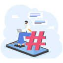 پیش‌نمایش فایل man-sharing-posts-in-social-networks-12080784 از پک مفهوم یادگیری الکترونیکی
