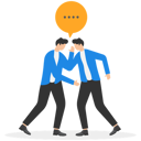 پیش‌نمایش فایل business-team-discussing-secret-talks-12497855 از پک مفهوم بازاریابی