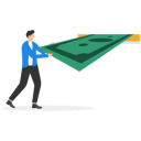 پیش‌نمایش فایل businessman-earning-huge-profit-from-market-12497874 از پک مفهوم بازاریابی