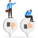 پیش‌نمایش فایل businessman-receiving-social-media-reviews-12497866 از پک مفهوم بازاریابی