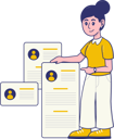 پیش‌نمایش فایل businessman-searches-for-new-employee-12321782 از پک کسب و کار