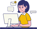 پیش‌نمایش فایل businesswoman-answering-client-mails-from-home-12321780 از پک کسب و کار