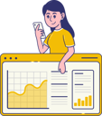 پیش‌نمایش فایل businesswoman-works-on-analytical-data-12321778 از پک کسب و کار
