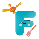 پیش‌نمایش فایل f-alphabet-4863669 از پک الفبا و اعداد