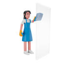 پیش‌نمایش فایل girl-cleaning-the-glass-window-5012754 از پک خدمات نظافت