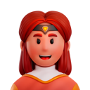 پیش‌نمایش فایل female-superhero-6382545 از پک آواتار ابر‌قهرمان