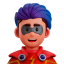 پیش‌نمایش فایل flash-hero-6382546 از پک آواتار ابر‌قهرمان
