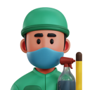 پیش‌نمایش فایل cleaning-staff-6630439 از پک حرفه سلامت
