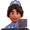 پیش‌نمایش فایل hospital-receptionist-6630432 از پک حرفه سلامت