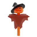پیش‌نمایش فایل halloween-scarecrow-4267223 از پک هالووین