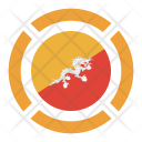 پیش‌نمایش فایل bhutan-8 از پک رنگ پرچم کشور