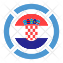 پیش‌نمایش فایل croatia-8 از پک رنگ پرچم کشور