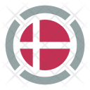 پیش‌نمایش فایل denmark-37 از پک رنگ پرچم کشور