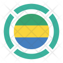 پیش‌نمایش فایل gabon-44 از پک رنگ پرچم کشور