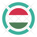 پیش‌نمایش فایل hungary-38 از پک رنگ پرچم کشور