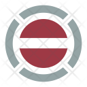 پیش‌نمایش فایل latvia-64 از پک رنگ پرچم کشور