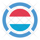 پیش‌نمایش فایل luxembourg-33 از پک رنگ پرچم کشور