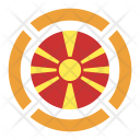 پیش‌نمایش فایل macedonia-37 از پک رنگ پرچم کشور