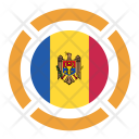 پیش‌نمایش فایل moldova-7 از پک رنگ پرچم کشور