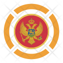 پیش‌نمایش فایل montenegro-8 از پک رنگ پرچم کشور