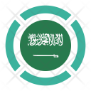 پیش‌نمایش فایل saudi-39 از پک رنگ پرچم کشور