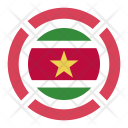 پیش‌نمایش فایل suriname-32 از پک رنگ پرچم کشور