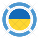 پیش‌نمایش فایل ukraine-37 از پک رنگ پرچم کشور