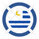 پیش‌نمایش فایل uruguay-34 از پک رنگ پرچم کشور