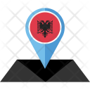 پیش‌نمایش فایل albania-36 از پک نقشه پرچم کشور