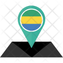پیش‌نمایش فایل gabon-45 از پک نقشه پرچم کشور