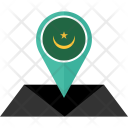 پیش‌نمایش فایل mauritania-45 از پک نقشه پرچم کشور