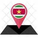 پیش‌نمایش فایل suriname-33 از پک نقشه پرچم کشور