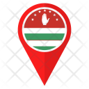 پیش‌نمایش فایل abkhazia-4 از پک موقعیت نقشه پرچم کشور