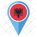 پیش‌نمایش فایل albania-37 از پک موقعیت نقشه پرچم کشور