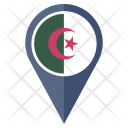 پیش‌نمایش فایل algeria-51 از پک موقعیت نقشه پرچم کشور