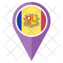 پیش‌نمایش فایل andorra-11 از پک موقعیت نقشه پرچم کشور