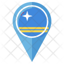 پیش‌نمایش فایل aruba-40 از پک موقعیت نقشه پرچم کشور