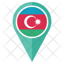 پیش‌نمایش فایل azerbaijan-39 از پک موقعیت نقشه پرچم کشور