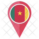 پیش‌نمایش فایل cameroon-46 از پک موقعیت نقشه پرچم کشور