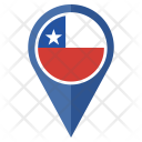 پیش‌نمایش فایل chile-40 از پک موقعیت نقشه پرچم کشور