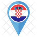 پیش‌نمایش فایل croatia-10 از پک موقعیت نقشه پرچم کشور