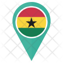 پیش‌نمایش فایل ghana-50 از پک موقعیت نقشه پرچم کشور